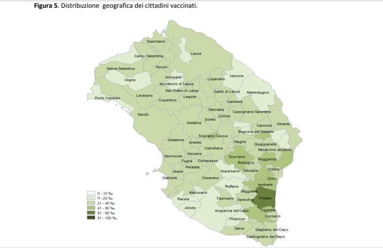 Covid, Report Asl: casi in diminuzione in provincia. Ma aumenti a Copertino e Veglie