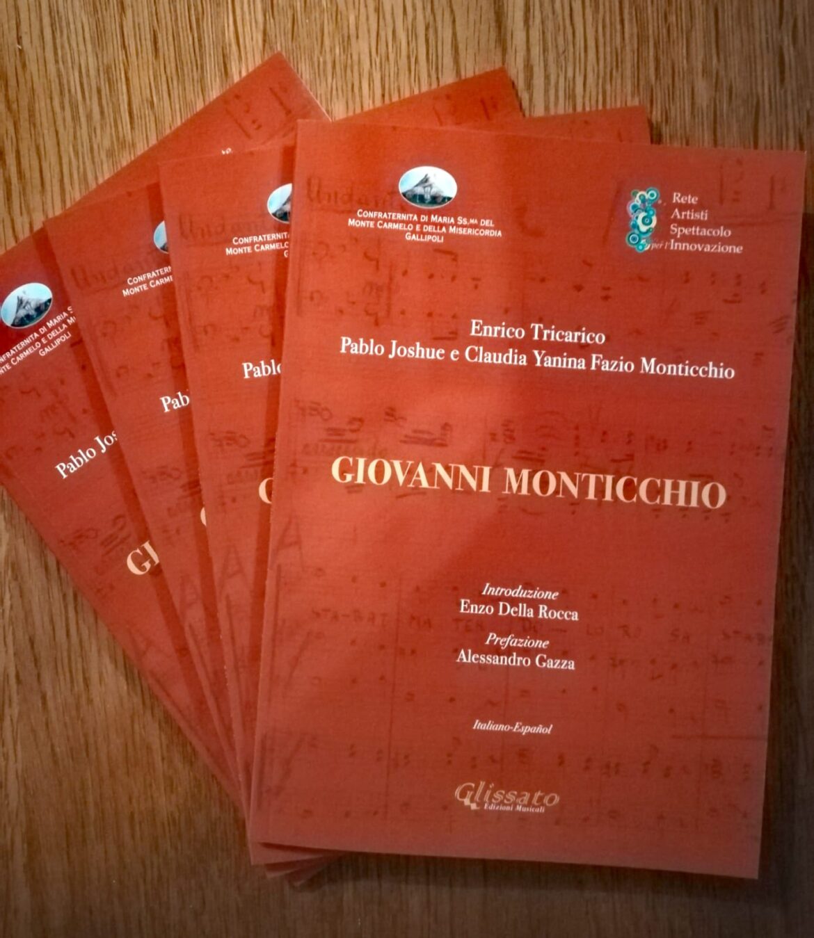 “Giovanni Monticchio”, il libro del M° Tricarico sul “musico” di Gallipoli. Con prefazione del M° Gazza