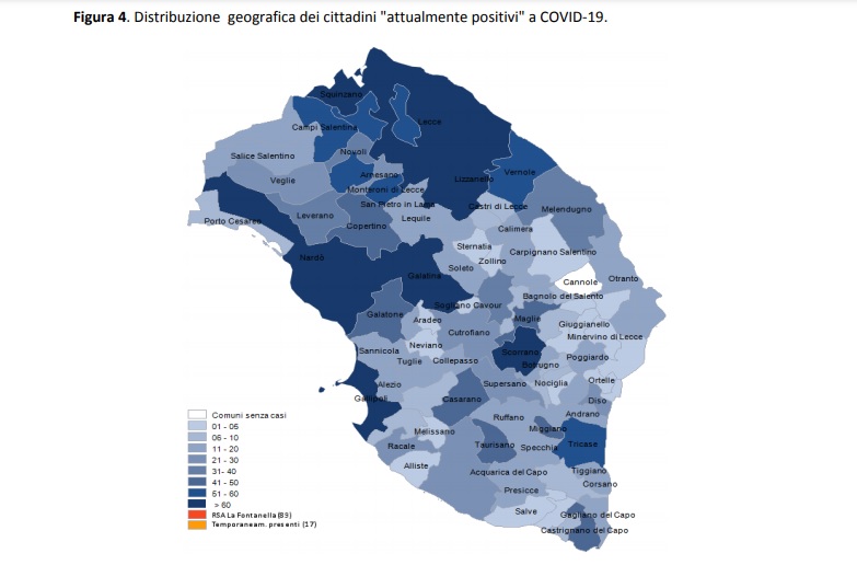 Balzo nei contagi, provincia in piena terza ondata con 3034 positivi. A Lecce 519, a Nardò 124. Paura anche in altri Comuni