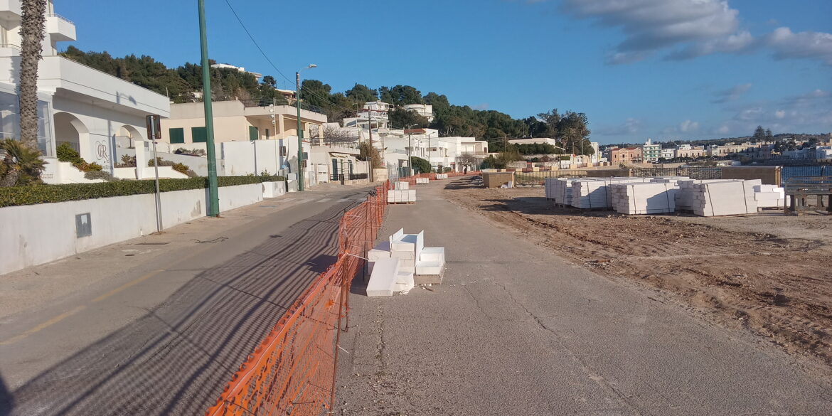 Lavori sul lungomare, ancora polemiche. Losavio: “Marina sventrata”. Fedele: “È un cantiere e come tale va attenzionato”