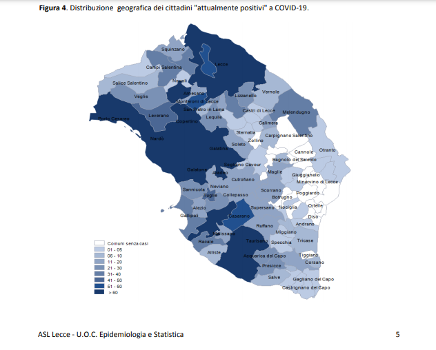 Report Asl: contagi, incidenza e ricoveri in calo. Quadro in miglioramento