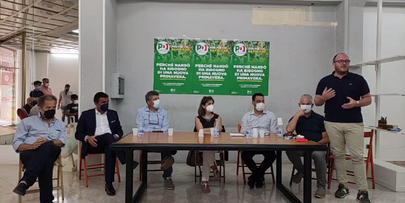 Il Pd di Nardò a fianco di Falangone e del M5S. Siciliano: “Scommettiamo su una nuova primavera”