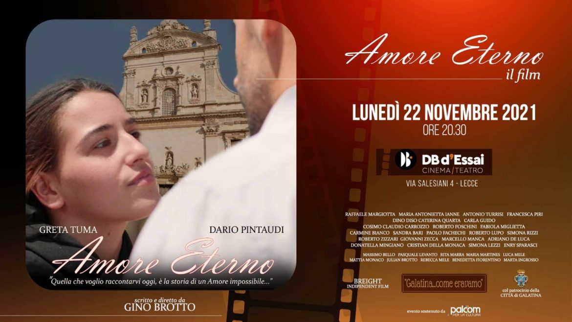 Una storia impossibile sullo sfondo di un Salento affascinante: l’Amore Eterno di Gino Brotto approda al Db d’Essai a Lecce