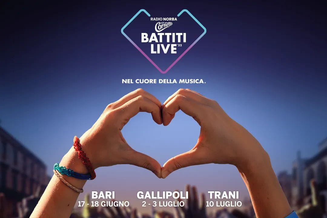 L’estate gallipolina torna a scaldarsi con Battiti live: appuntamento con la musica il 2 e il 3 luglio