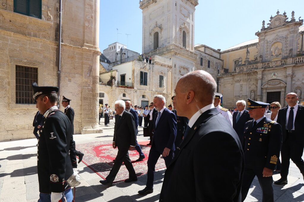 Sergio Mattarella Lecce
