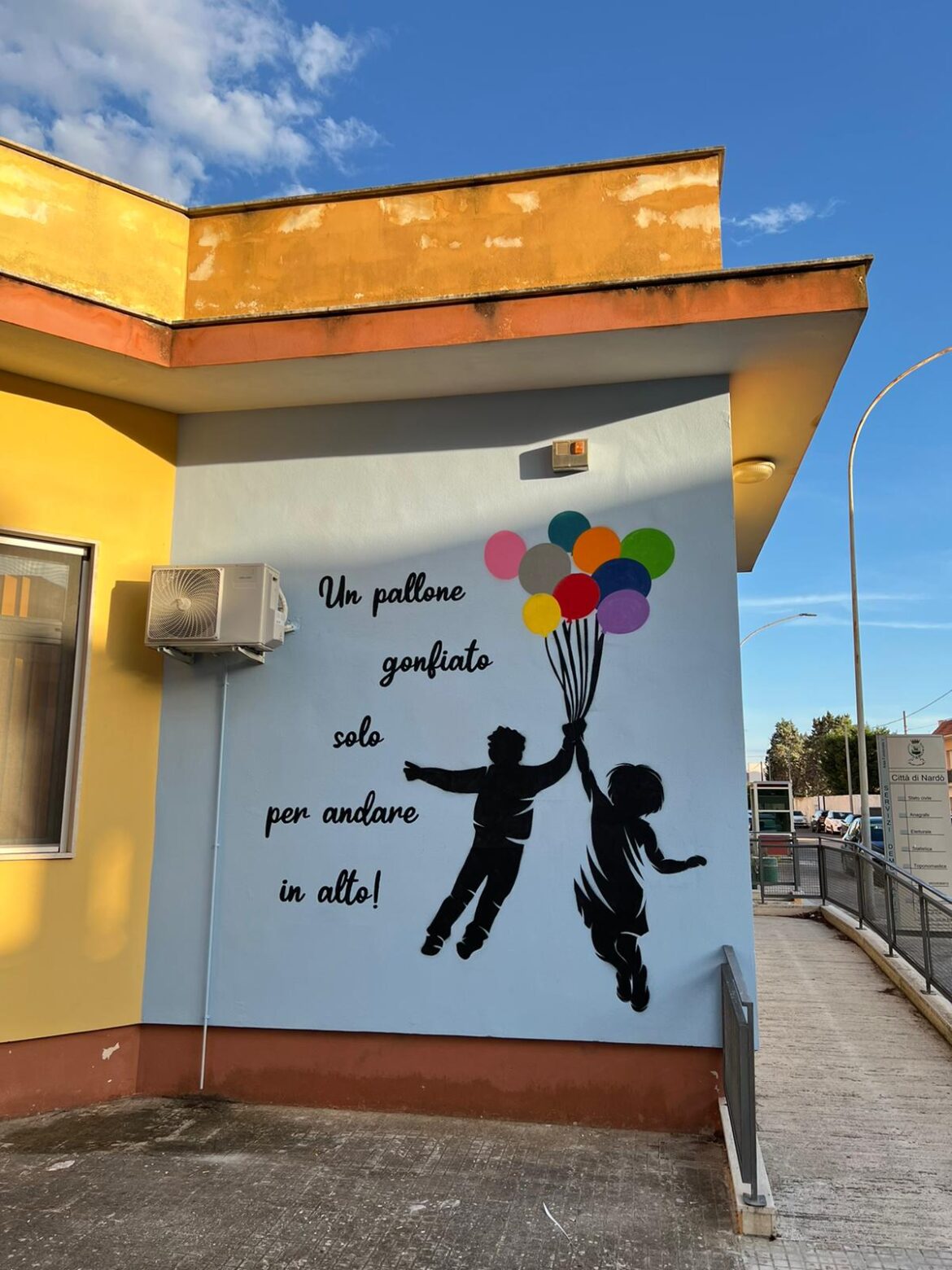 Murale contro il bullismo, a Nardò la street art è protagonista