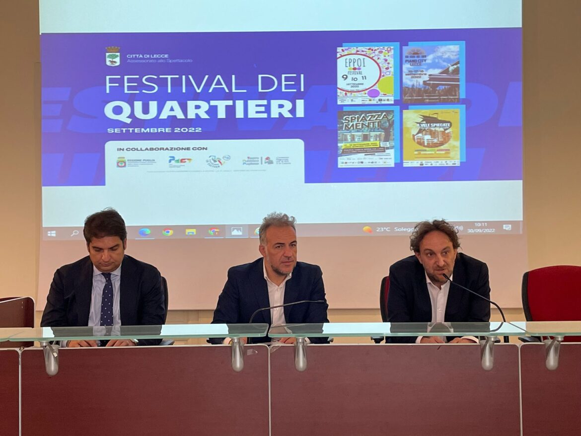 Flussi turistici a Lecce e nel Salento, dati preliminari positivi per Pugliapromozione. Ok i Festival di Quartiere